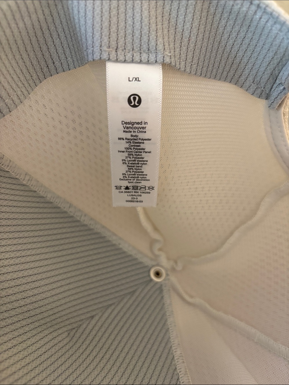 lululemon athletica White Mesh-Back Logo Cap - Picture 4 of 4